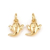 Halloween Brass Charms KK-H292-03G-1