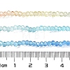 Transparent Painted Glass Beads Strands X1-DGLA-A034-T1mm-A13-3
