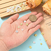 40Pcs 4 Styles Alloy Beads FIND-YW0012-92-3
