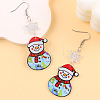 Christmas Acrylic Dangle Earrings FS-WGA1292-02-1