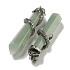 Natural Green Aventurine Pointed Big Pendants G-F766-07AS-09-2