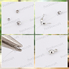 800Pcs 304 Stainless Steel Spacer Beads STAS-BBC0009-76C-6