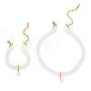 Multi Strand Plastic Imitation Pearl Beaded Choker Necklaces & Bracelets Sets PQ1108-5