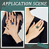 SUNNYCLUE DIY Gemstone Finger Ring Making Kit DIY-SC0022-50-5