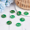 8Pcs 2 Colors Natural Malaysia Jade Connector Charms FIND-AR0003-05-5