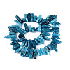 Dyed Natural Quartz Beads Strands G-Q606-24A-02-2