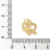 Brass Micro Pave Cubic Zirconia Charms KK-I381-07G-04-3