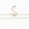 Brass Chain Necklaces NJEW-P222-05G-2