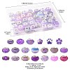 40Pcs 20 Styles DIY Rondelle European Beads Findings Kit DIY-FS0009-85-4