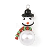 Christmas Handmade Lampwork Pendants PALLOY-JF06024-01-1