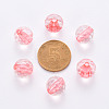 Transparent Acrylic Beads TACR-S154-11A-52-4