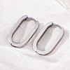 Tarnish Resistant 304 Stainless Steel Huggie Hoop Earrings STAS-H156-11C-P-2
