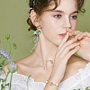 24Pcs 8 Colors Alloy Rhinestone Connector Charms FIND-YW0011-45-6