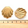 304 Stainless Steel Shell Shaped Studs Earrings for Women EJEW-K306-23G-5