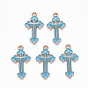 Alloy Enamel Pendants ENAM-S121-059B-2