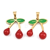 304 Stainless Steel Enamel Pendants STAS-Z166-23C-G-1