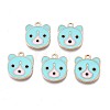 Alloy Enamel Pendants LS-ENAM-N054-75B-1