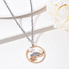 Chinese Style Alloy Pendant Necklaces NJEW-YW0001-01-6