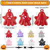 32Pcs 8 Styles Rack Plating & Spray Painted Alloy Enamel Pendants FIND-SC0010-20-2