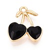 Alloy Rhinestone Pendants PALLOY-T092-24G-01-1