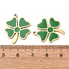 304 Stainless Steel with Green Enamel Pendants SA-CBA061A-04G-3