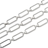 Tarnish Resistant Handmade 304 Stainless Steel Link Chains CHS-M004-01P-1