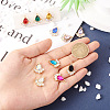 24Pcs 12 Colors Glass Rhinestone Pendants FIND-TA0001-90-7