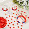 800Pcs Opaque Plastic Beads KY-SP0001-47C-3