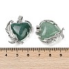 Natural Green Aventurine Pendants G-Q025-01P-07-2