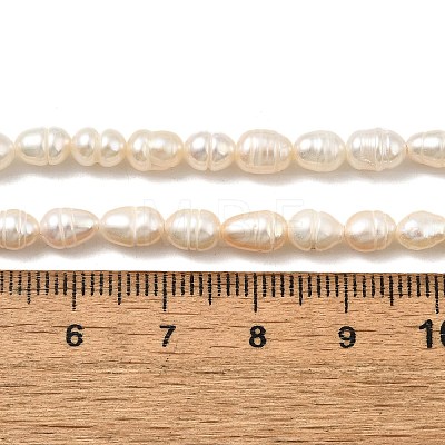 Natural Cultured Freshwater Pearl Beads Strands PEAR-I007-01Q-01A-1