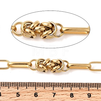 304 Stainless Steel Figaro Chains CHS-K024-08G-1
