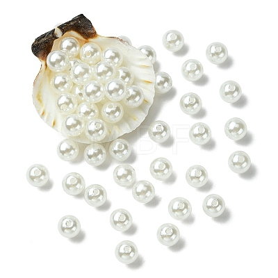 ABS Plastic Imitation Pearl Round Beads MACR-YW0002-10mm-82-1