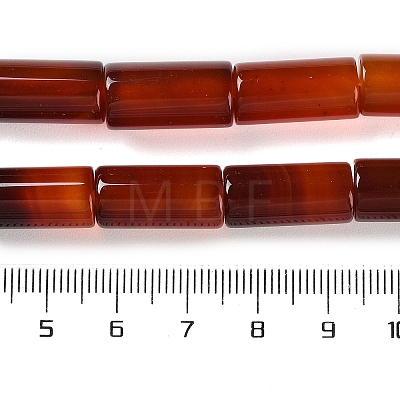 Natural Red Agate Beads Strands G-NH0019-A03-02-1