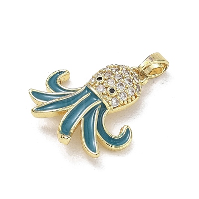 Ocean Brass Enamel Pendants LS-RB-CBA2CEF-03G-01-1