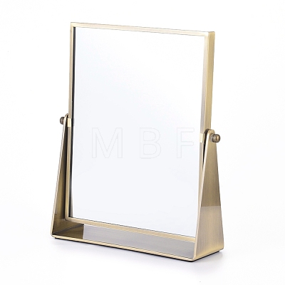 Rotatable Iron Makeup Mirror MJEW-E004-01-1