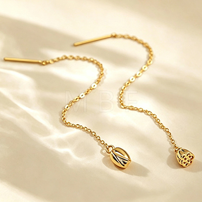 304 Stainless Steel Tassel Ear Thread for Women WG27079-01-1