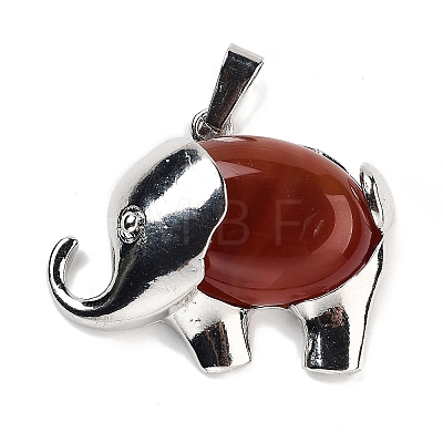 Natural Carnelian Pendants G-G112-01P-01-1