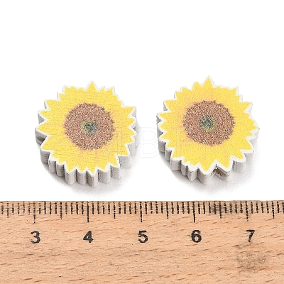 Printed Wood Beads WOOD-D289-02F-1