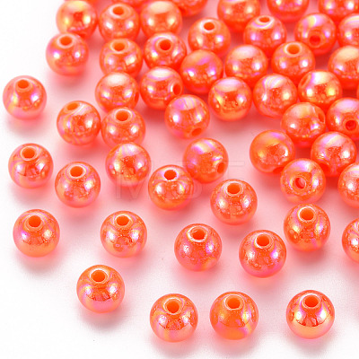 Opaque Acrylic Beads MACR-S370-D8mm-20-1