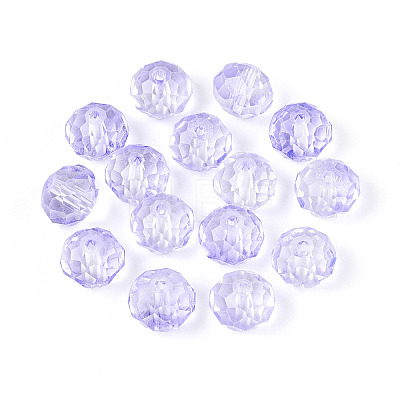 Baking Paint Transparent Glass Beads X1-GLAA-N011-10mm-05-1