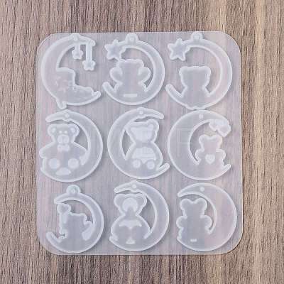 DIY Pendant Molds LS-AJEW-U023-04B-1