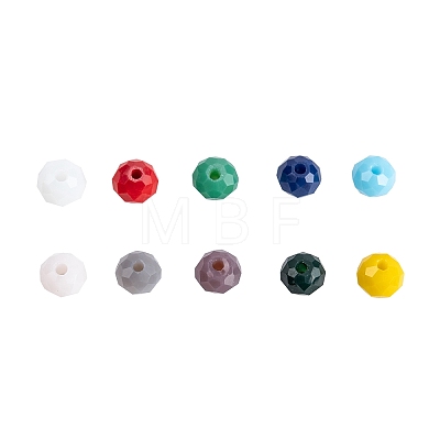 Opaque Solid Color Glass Beads EGLA-X0006-01D-6mm-1