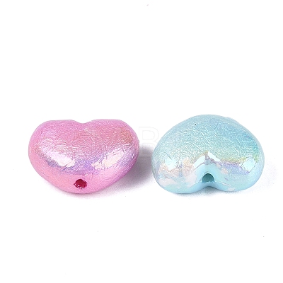 Luminous Opaque UV Plating Acrylic Beads OACR-Q204-21-1