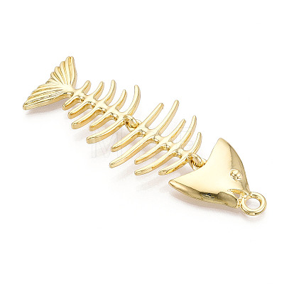 Brass Big Pendants KK-N268-02G-1