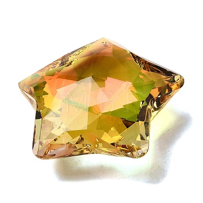 Electroplated Glass Pendants GLAA-G122-05B-1