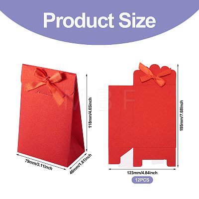 Rectangle Glitter Paper Gift Bags CARB-TAC0002-05A-1