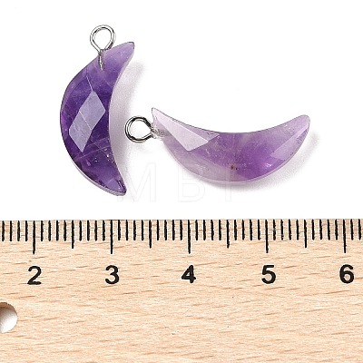 Natural Amethyst Pendants G-L614-D05-P05-1