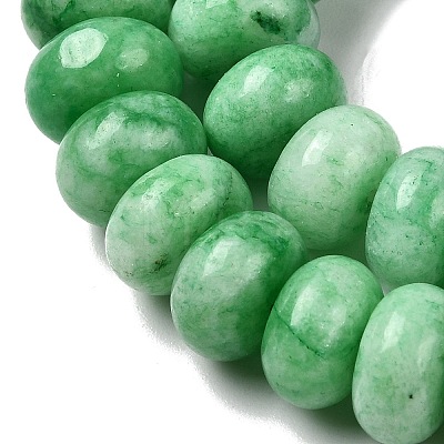 Dyed Natural White Jade Beads Strands G-G107-A30-01-1