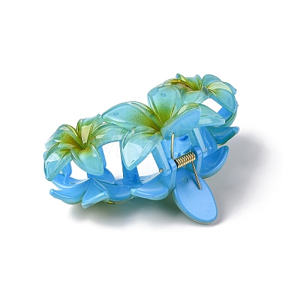 Flower Plastic Claw Hair Clips PW-WGB4757-03-1