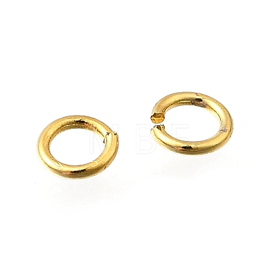 Brass Open Jump Rings KK-B147-03A-G-1